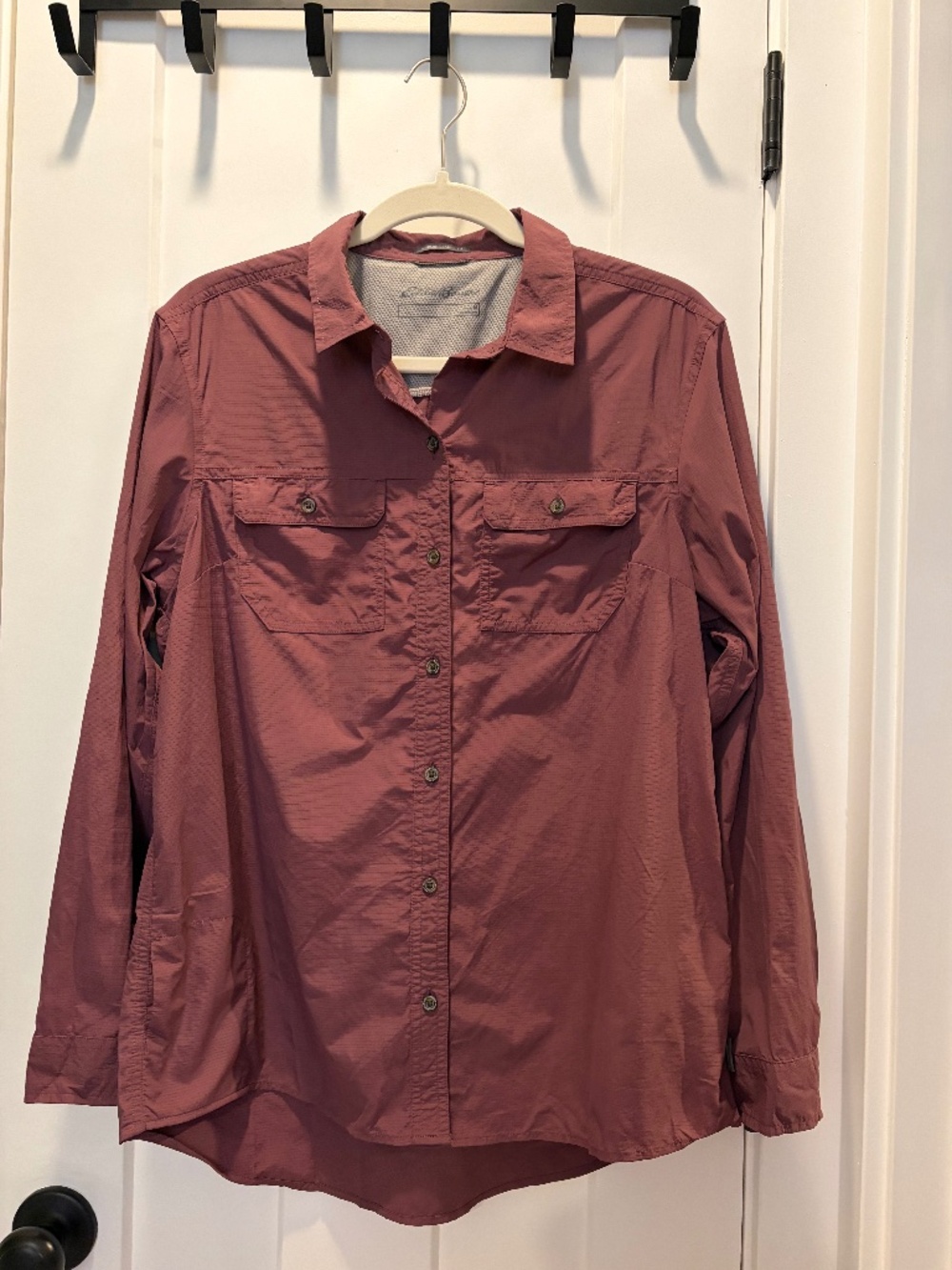 Eddie Bauer Women's Lightweight Long-Sleeve Ripstop Shirt Size M